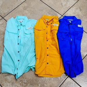 Bundle of 3 Magellan Outdoors Boys Button Down Shirts